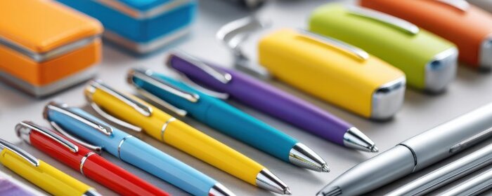 Promotional pens and branded stationery